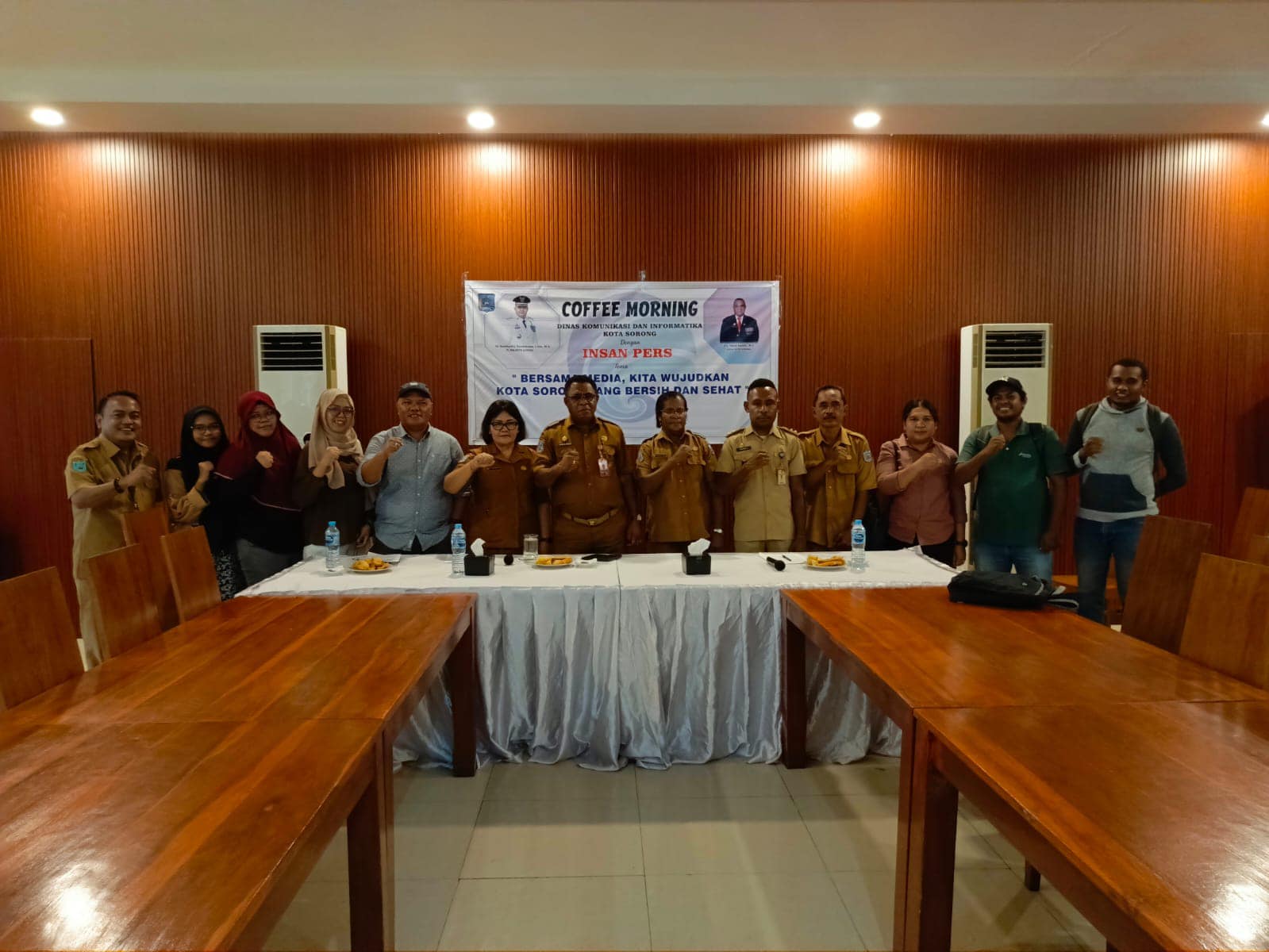 Coffee Morning antara Pemerintah dan Insan Pers di Kota Sorong